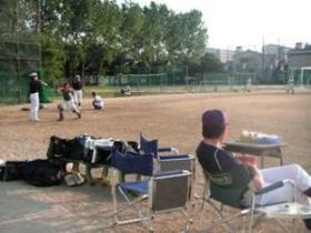 野球チーム「美原クラブ」の練習風景④