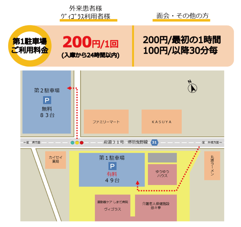 駐車場有料化のご案内