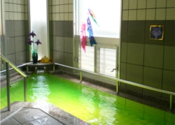 菖蒲湯の風景