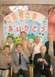 父の日 スーツを着て記念撮影2